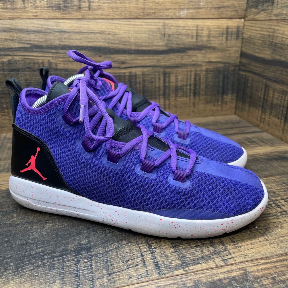 Air Jordan Reveal Purple Black Youth 7.5Y Basketball Shoes 834184-505
